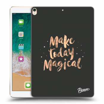 Picasee silikonový průhledný obal pro Apple iPad Pro 10.5" 2017 (2. gen) - Make today Magical