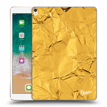 Picasee silikonový průhledný obal pro Apple iPad Pro 10.5" 2017 (2. gen) - Gold