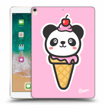 Picasee silikonový průhledný obal pro Apple iPad Pro 10.5" 2017 (2. gen) - Ice Cream Panda