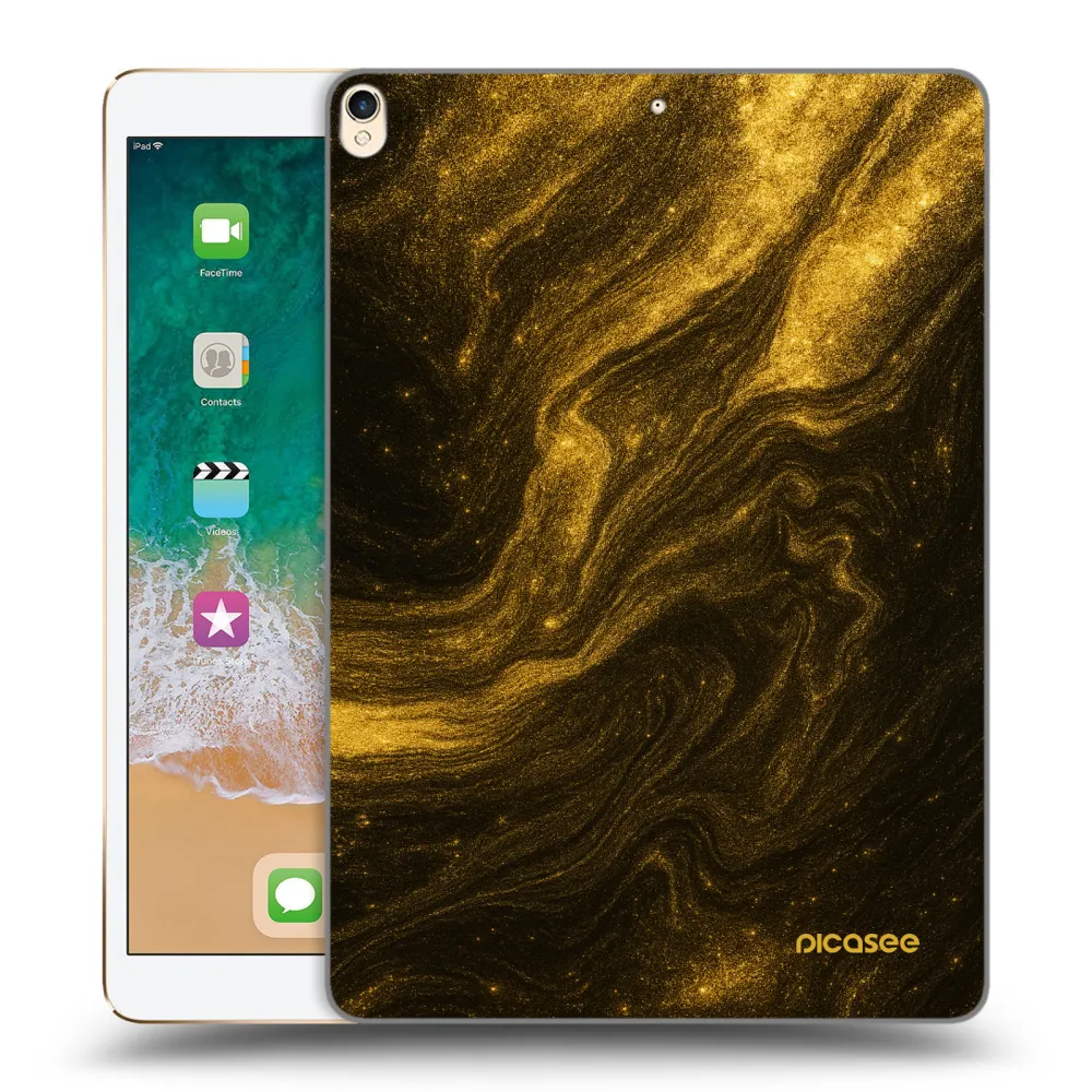 Picasee silikonový průhledný obal pro Apple iPad Pro 10.5" 2017 (2. gen) - Černá