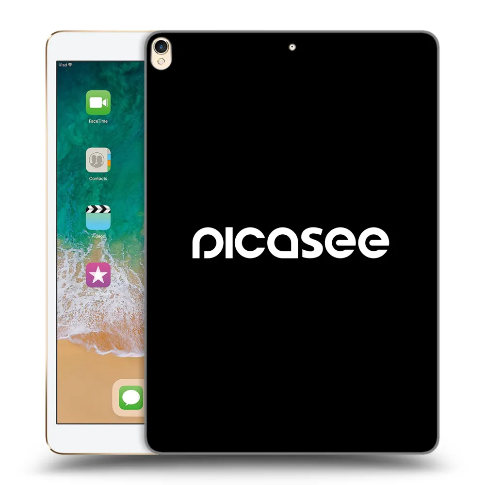 Picasee silikonový černý obal pro Apple iPad Pro 10.5" 2017 (2. gen) - Picasee - new logo - white