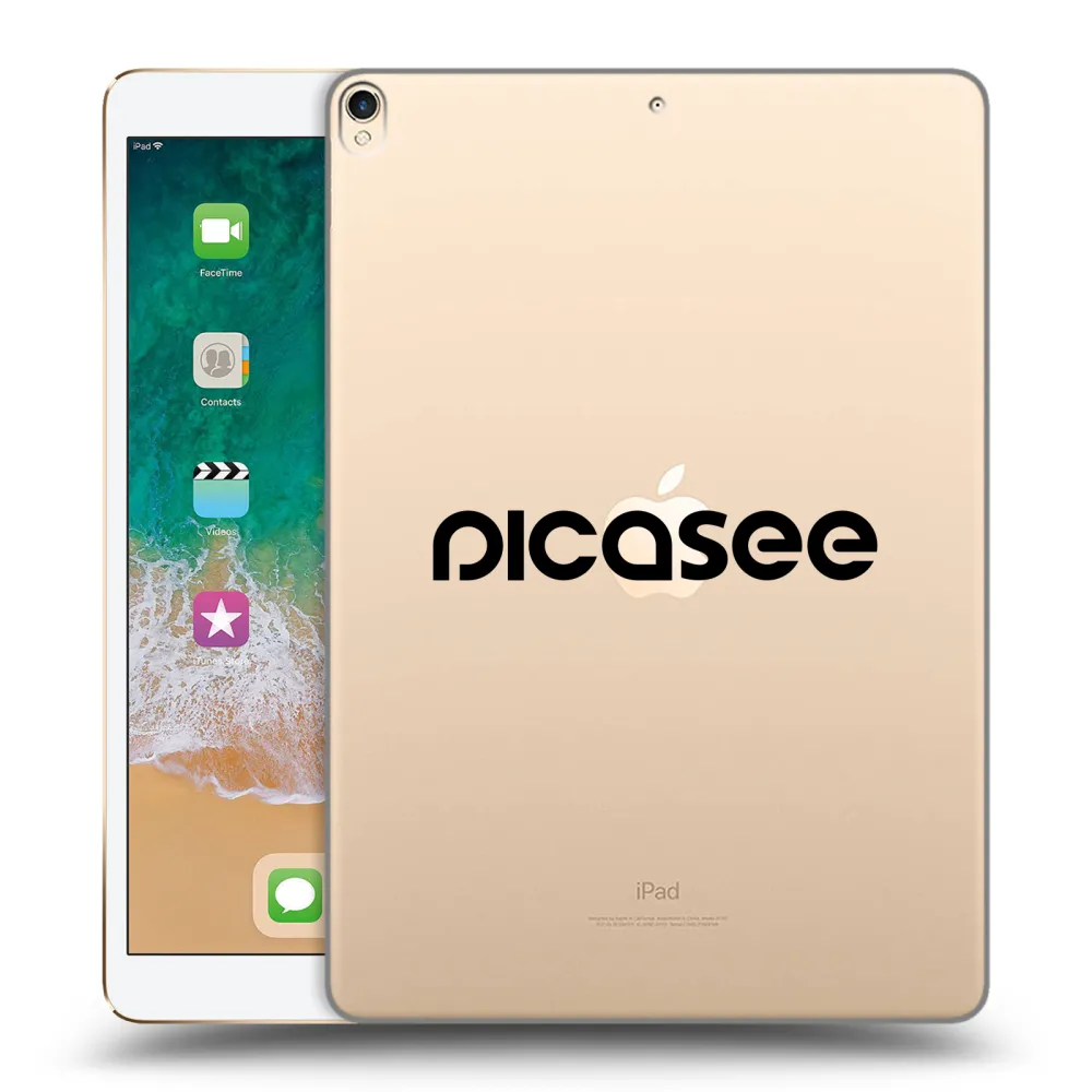 Picasee silikonový průhledný obal pro Apple iPad Pro 10.5" 2017 (2. gen) - Picasee - new logo - black