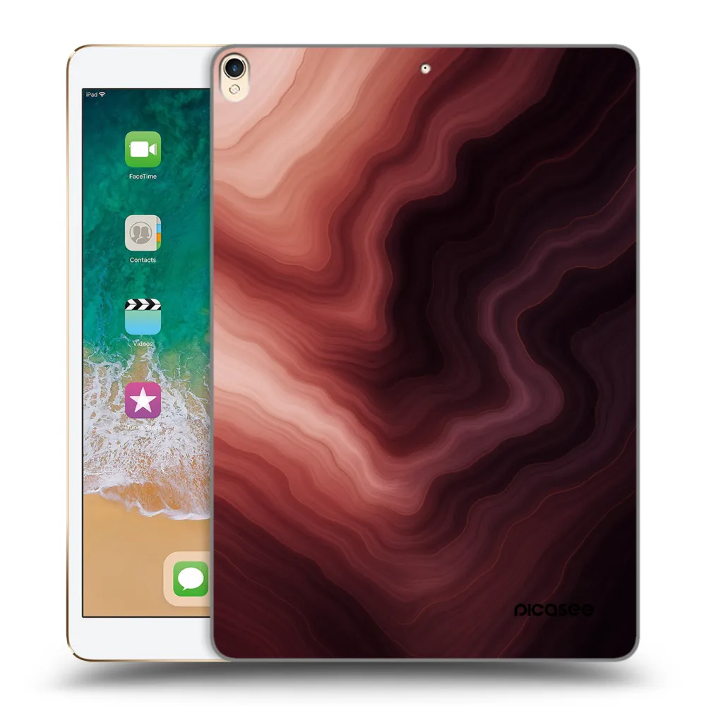 Picasee silikonový průhledný obal pro Apple iPad Pro 10.5" 2017 (2. gen) - Rouge