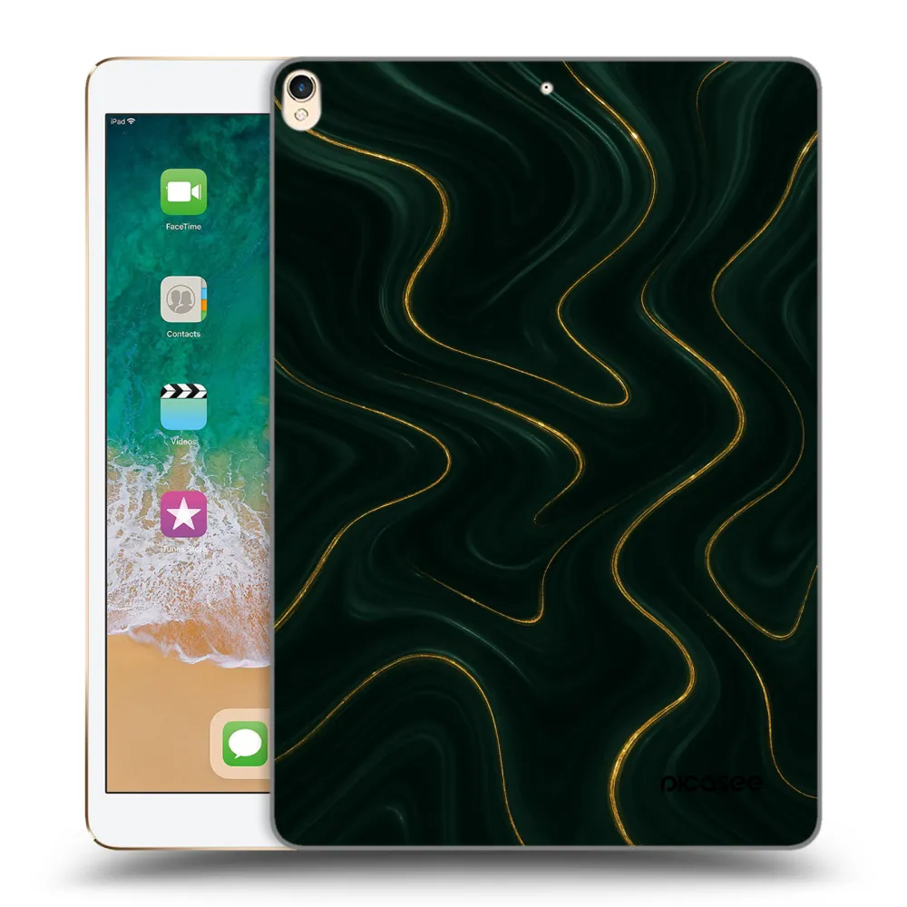 Picasee silikonový průhledný obal pro Apple iPad Pro 10.5" 2017 (2. gen) - Vawes