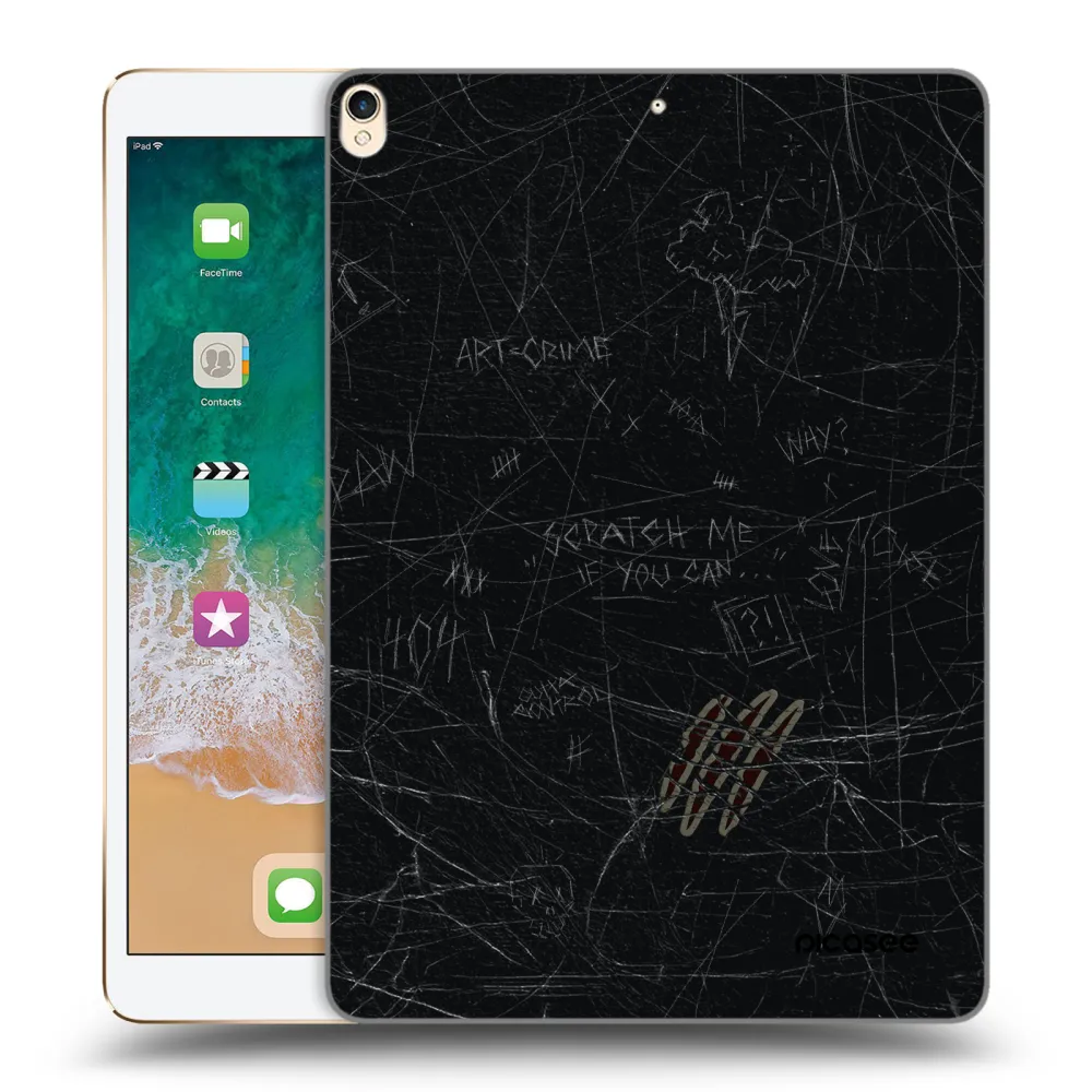 Picasee silikonový průhledný obal pro Apple iPad Pro 10.5" 2017 (2. gen) - SCRATCH