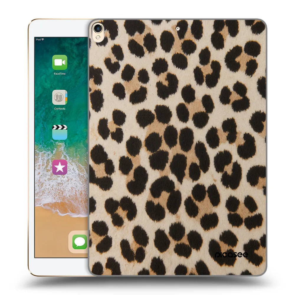 Picasee silikonový průhledný obal pro Apple iPad Pro 10.5" 2017 (2. gen) - Brown Tiger