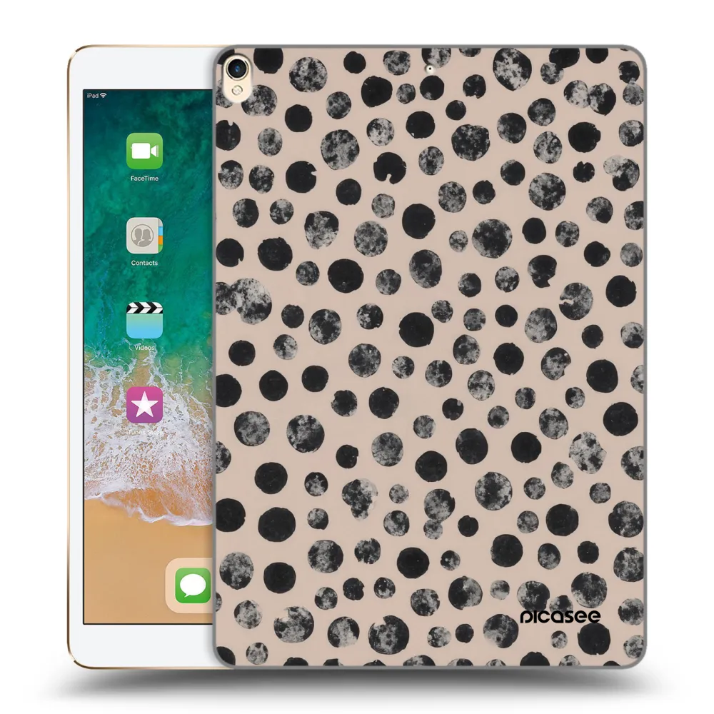 Picasee silikonový průhledný obal pro Apple iPad Pro 10.5" 2017 (2. gen) - Dots