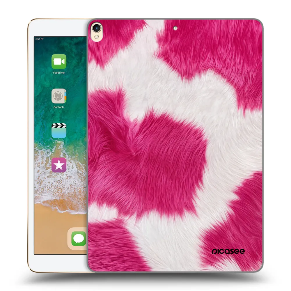 Picasee silikonový průhledný obal pro Apple iPad Pro 10.5" 2017 (2. gen) - Pink Moo