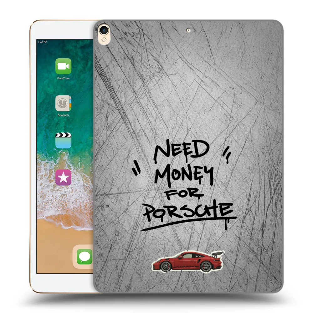 Picasee silikonový průhledný obal pro Apple iPad Pro 10.5" 2017 (2. gen) - Grey Drift