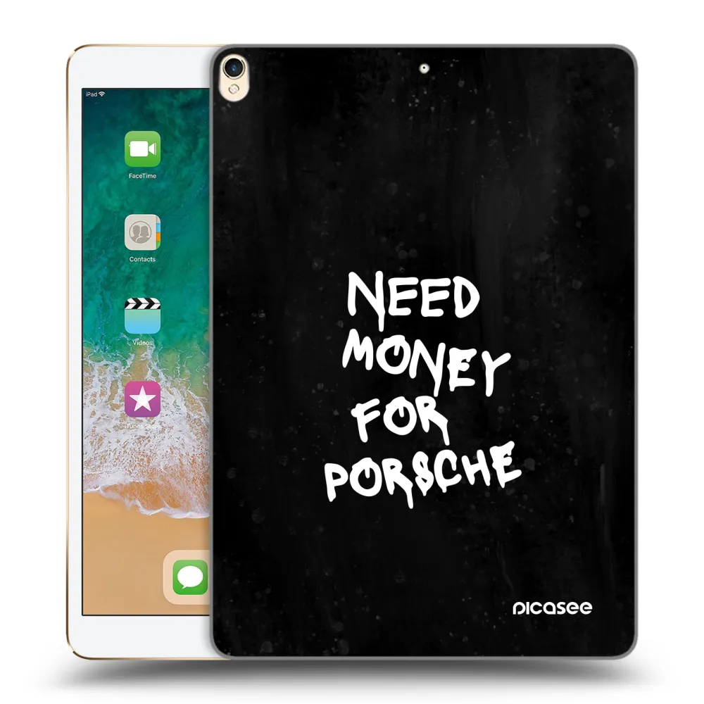 Picasee silikonový průhledný obal pro Apple iPad Pro 10.5" 2017 (2. gen) - Black Dollar