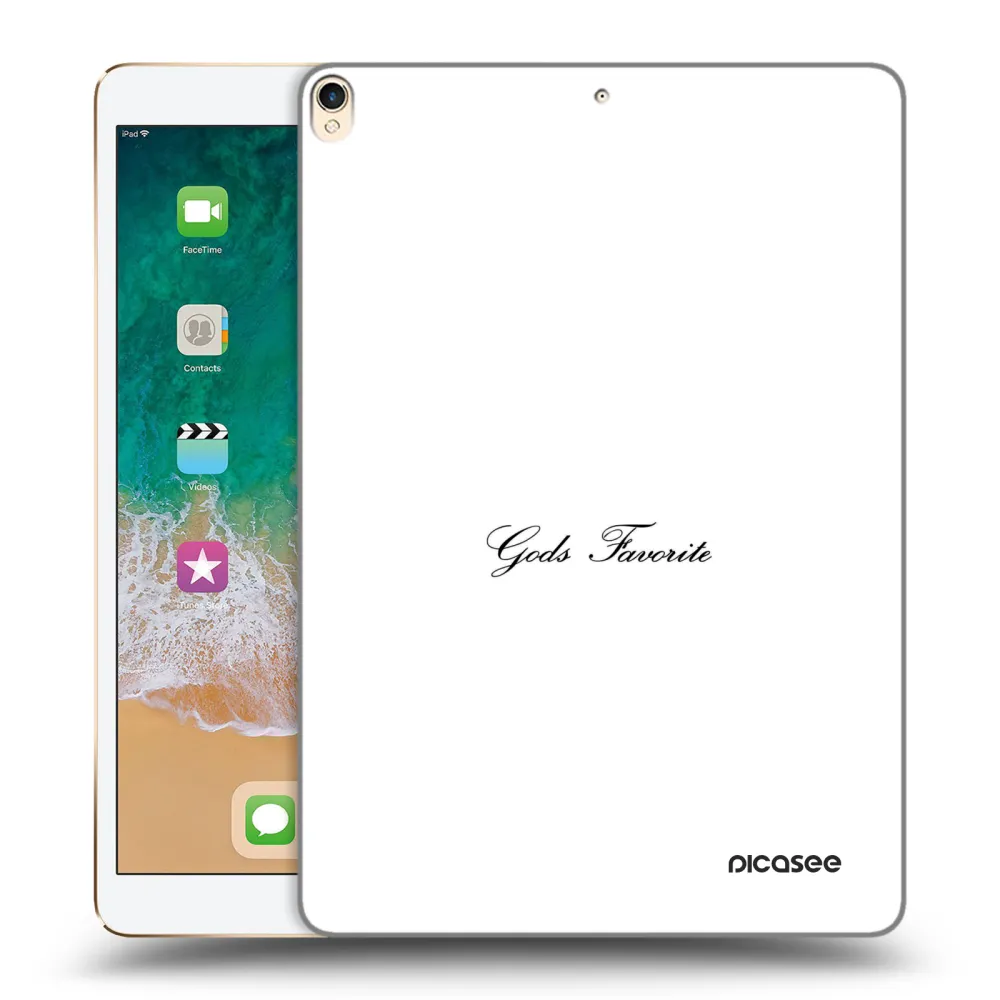 Picasee silikonový průhledný obal pro Apple iPad Pro 10.5" 2017 (2. gen) - Gods Favorite
