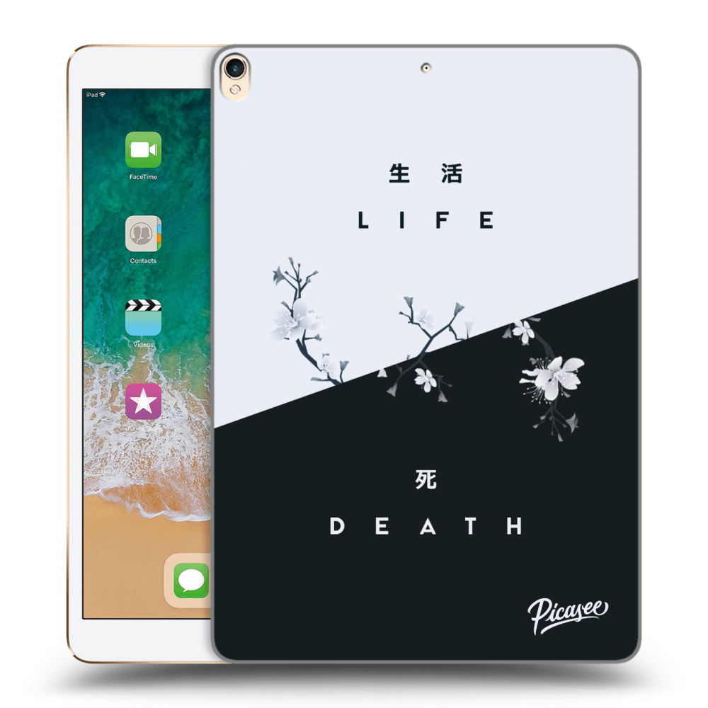 Picasee silikonový průhledný obal pro Apple iPad Pro 10.5" 2017 (2. gen) - Life - Death