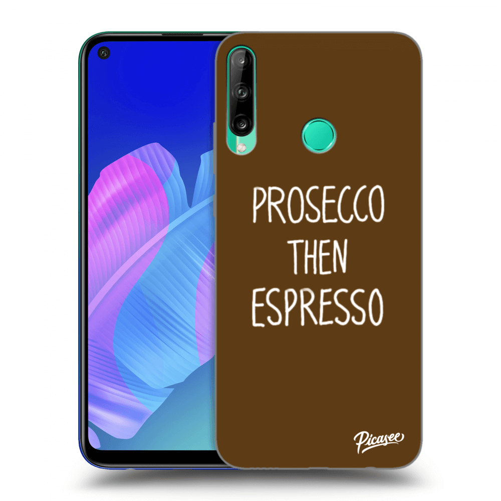 Picasee silikonový černý obal pro Huawei P40 Lite E - Prosecco then espresso