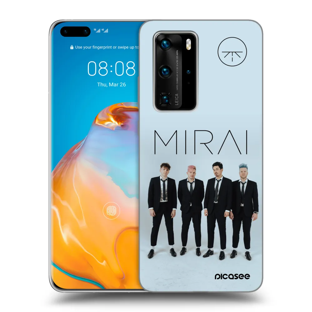 Picasee silikonový černý obal pro Huawei P40 Pro - Mirai - Gentleman 2