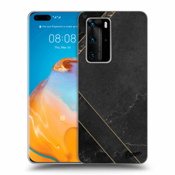 Obal pro Huawei P40 Pro - Black tile