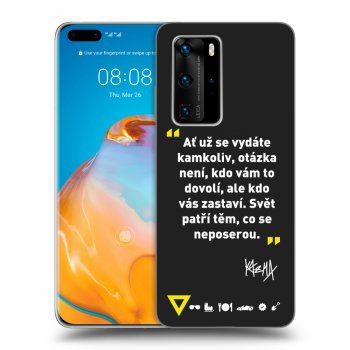 Obal pro Huawei P40 Pro - Kazma - SVĚT PATŘÍ TĚM, CO SE NEPOSEROU