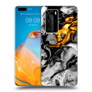 Obal pro Huawei P40 Pro - Black Gold 2