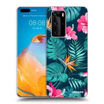 Obal pro Huawei P40 Pro - Pink Monstera