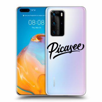 Obal pro Huawei P40 Pro - Picasee - old logo - black