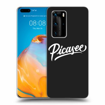 Picasee silikonový černý obal pro Huawei P40 Pro - Picasee - White