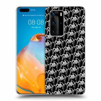 Obal pro Huawei P40 Pro - Separ - White On Black 2