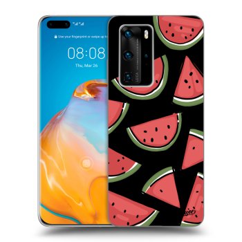 Picasee silikonový černý obal pro Huawei P40 Pro - Melone
