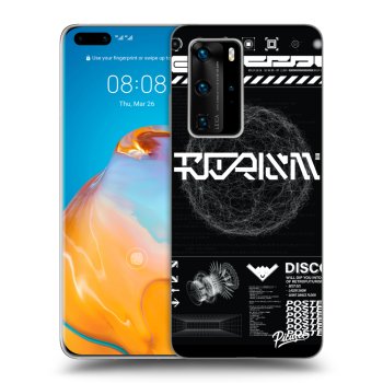 Picasee silikonový černý obal pro Huawei P40 Pro - BLACK DISCO