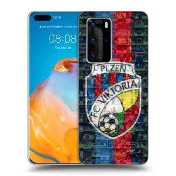 Picasee silikonový průhledný obal pro Huawei P40 Pro - FC Viktoria Plzeň A