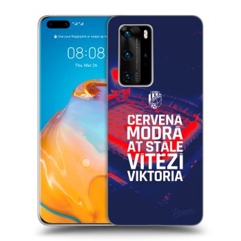 Picasee silikonový průhledný obal pro Huawei P40 Pro - FC Viktoria Plzeň E