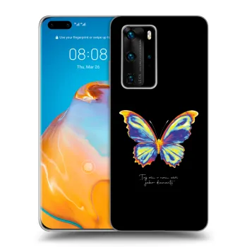 Obal pro Huawei P40 Pro - Diamanty Black