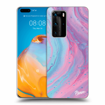 Obal pro Huawei P40 Pro - Pink liquid