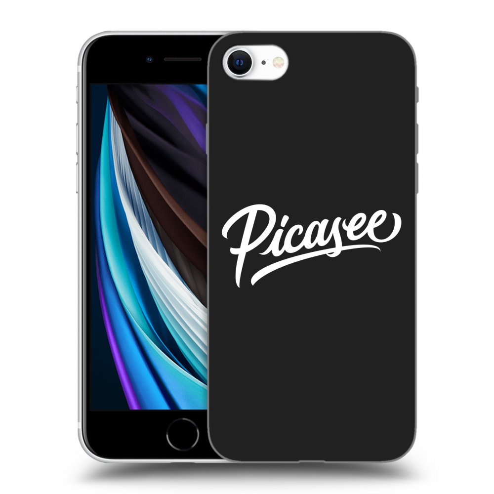 Picasee silikonový černý obal pro Apple iPhone SE 2020 - Picasee - White