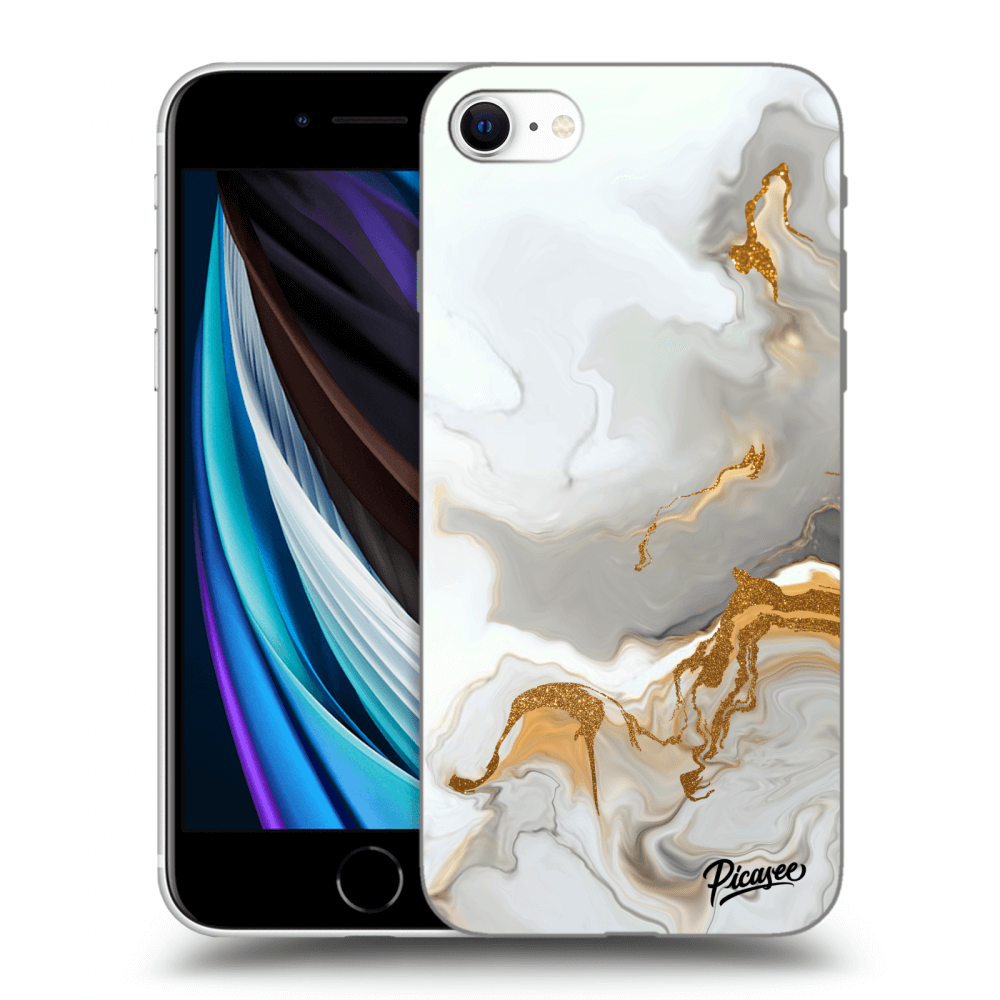 Picasee silikonový černý obal pro Apple iPhone SE 2020 - Her