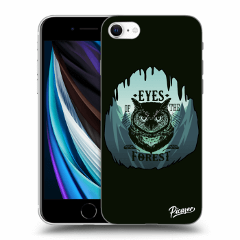 Picasee silikonový průhledný obal pro Apple iPhone SE 2020 - Forest owl