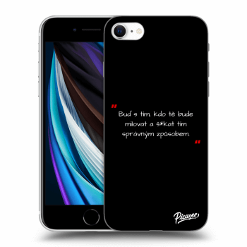 Obal pro Apple iPhone SE 2020 - Správná láska Bílá