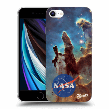 Picasee silikonový černý obal pro Apple iPhone SE 2020 - Eagle Nebula