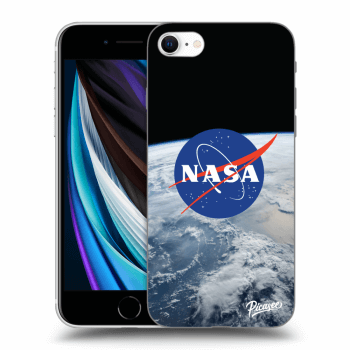 Picasee silikonový černý obal pro Apple iPhone SE 2020 - Nasa Earth