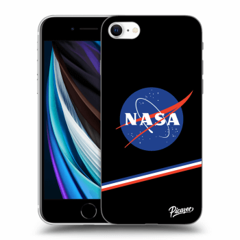 Picasee silikonový černý obal pro Apple iPhone SE 2020 - NASA Original
