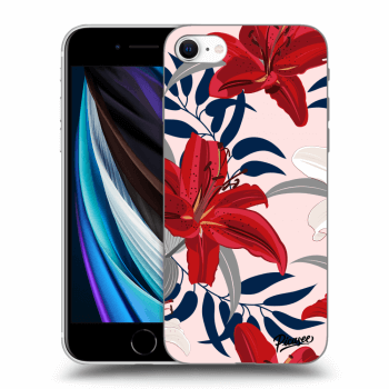 Obal pro Apple iPhone SE 2020 - Red Lily