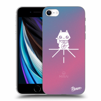 Picasee silikonový černý obal pro Apple iPhone SE 2020 - Mirai - Maneki Neko