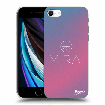 Picasee silikonový průhledný obal pro Apple iPhone SE 2020 - Mirai - Logo