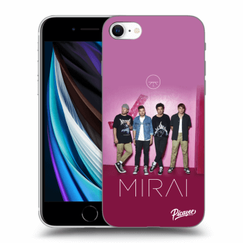 Picasee silikonový černý obal pro Apple iPhone SE 2020 - Mirai - Pink