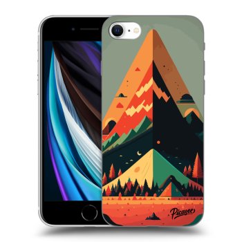 Picasee silikonový černý obal pro Apple iPhone SE 2020 - Oregon