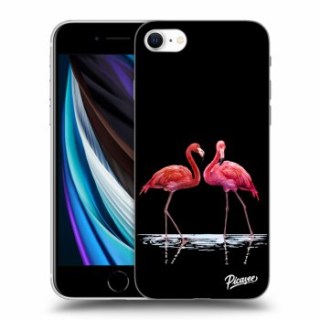 Obal pro Apple iPhone SE 2020 - Flamingos couple