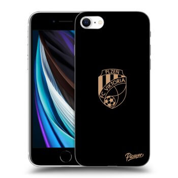 Picasee silikonový černý obal pro Apple iPhone SE 2020 - FC Viktoria Plzeň I