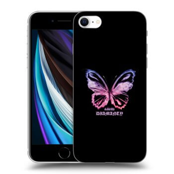 Obal pro Apple iPhone SE 2020 - Diamanty Purple