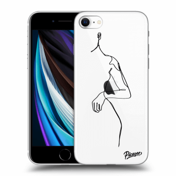 Picasee silikonový průhledný obal pro Apple iPhone SE 2020 - Simple body