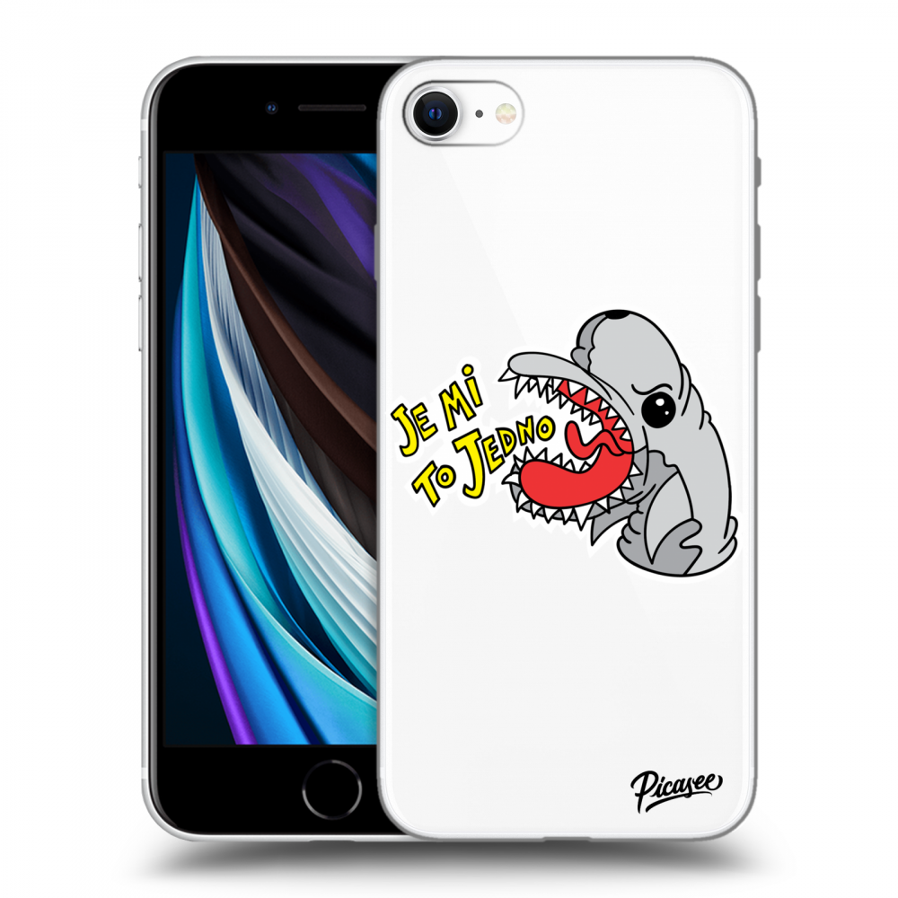 Picasee silikonový průhledný obal pro Apple iPhone SE 2020 - Je mi to jedno