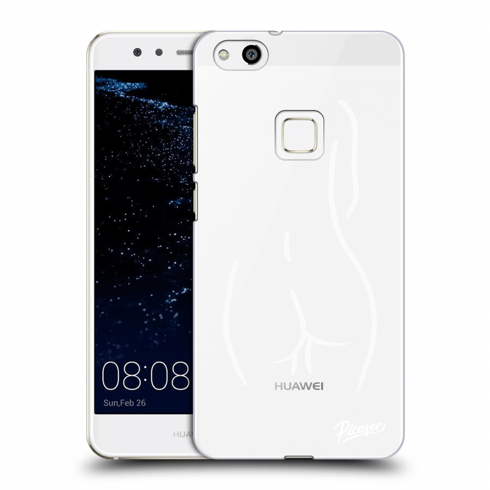 Picasee silikonový průhledný obal pro Huawei P10 Lite - Svlečená Bílá
