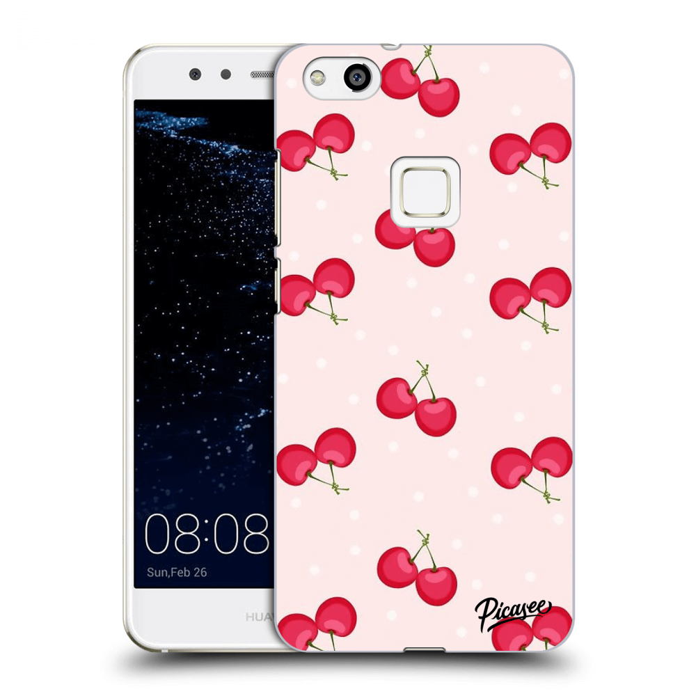 Picasee silikonový průhledný obal pro Huawei P10 Lite - Cherries
